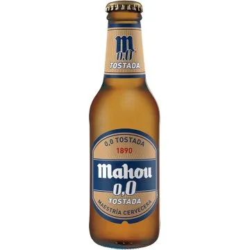 Cerveza Mahou 0,0 Tostada Retornable 1/5