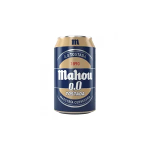 Cerveza Mahou 0,0 Tostada 330 en Lata 24 U