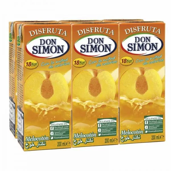 Zumo Melocotón D Simon Minibrik 5x6