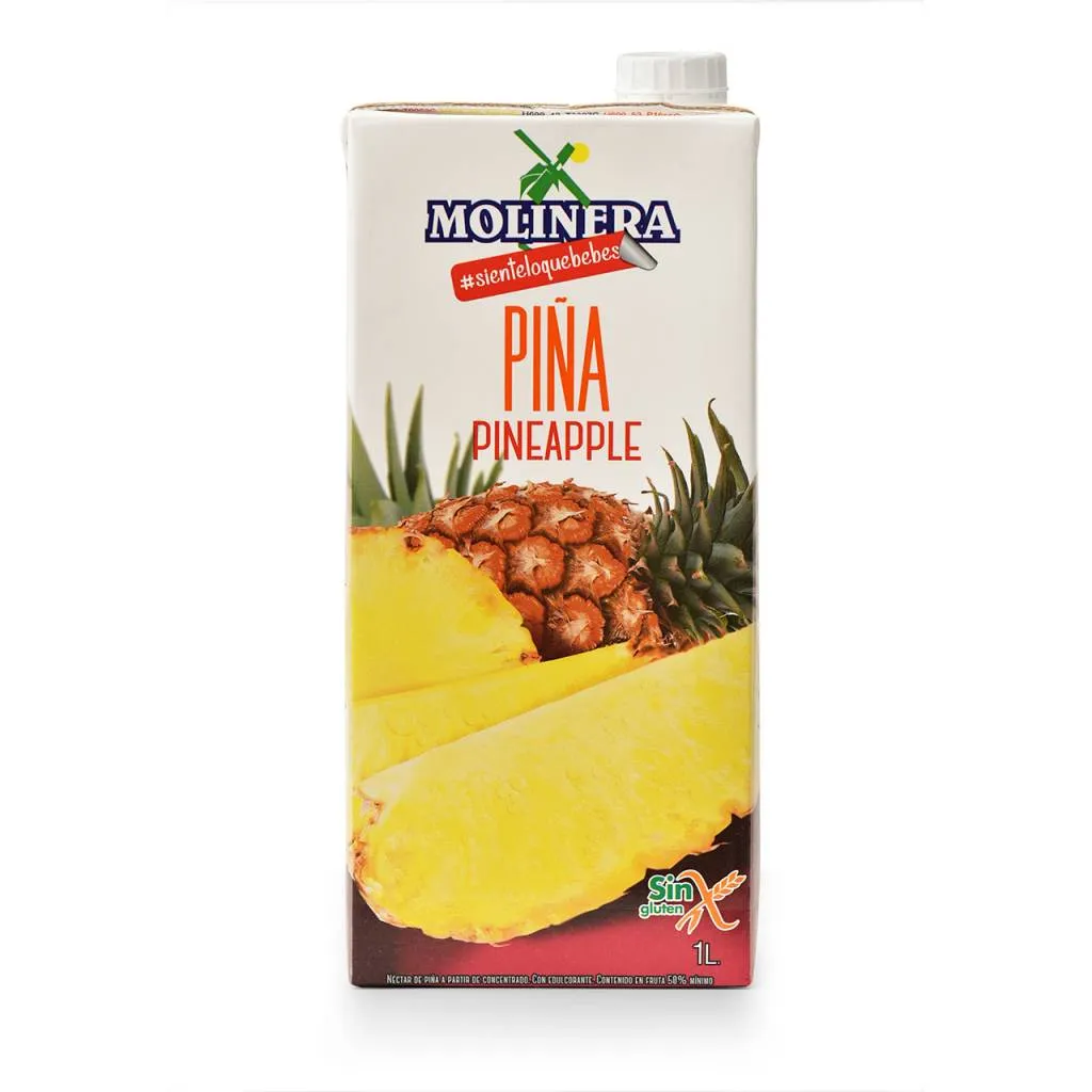 Nectar Piña S/a Molinera en Brik 1l (12 unidades)