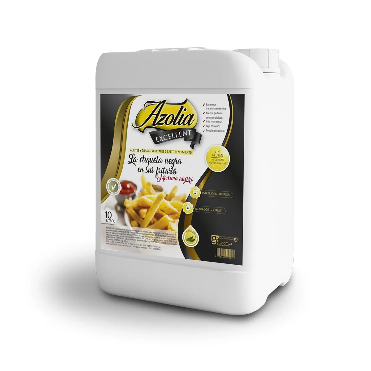 Aceite Azolia Excellent Frituras 10 l
