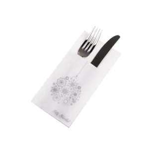 Servi Papel 40x40 P20 Navidad Blanca