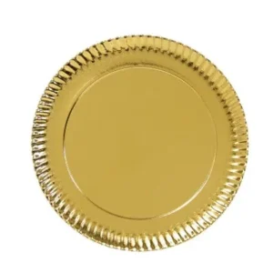 Platos Oro 36 Cms 50 Unid