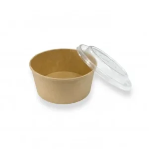 Envase Kraft + Tapa Paq 25 Redondo 750 ml
