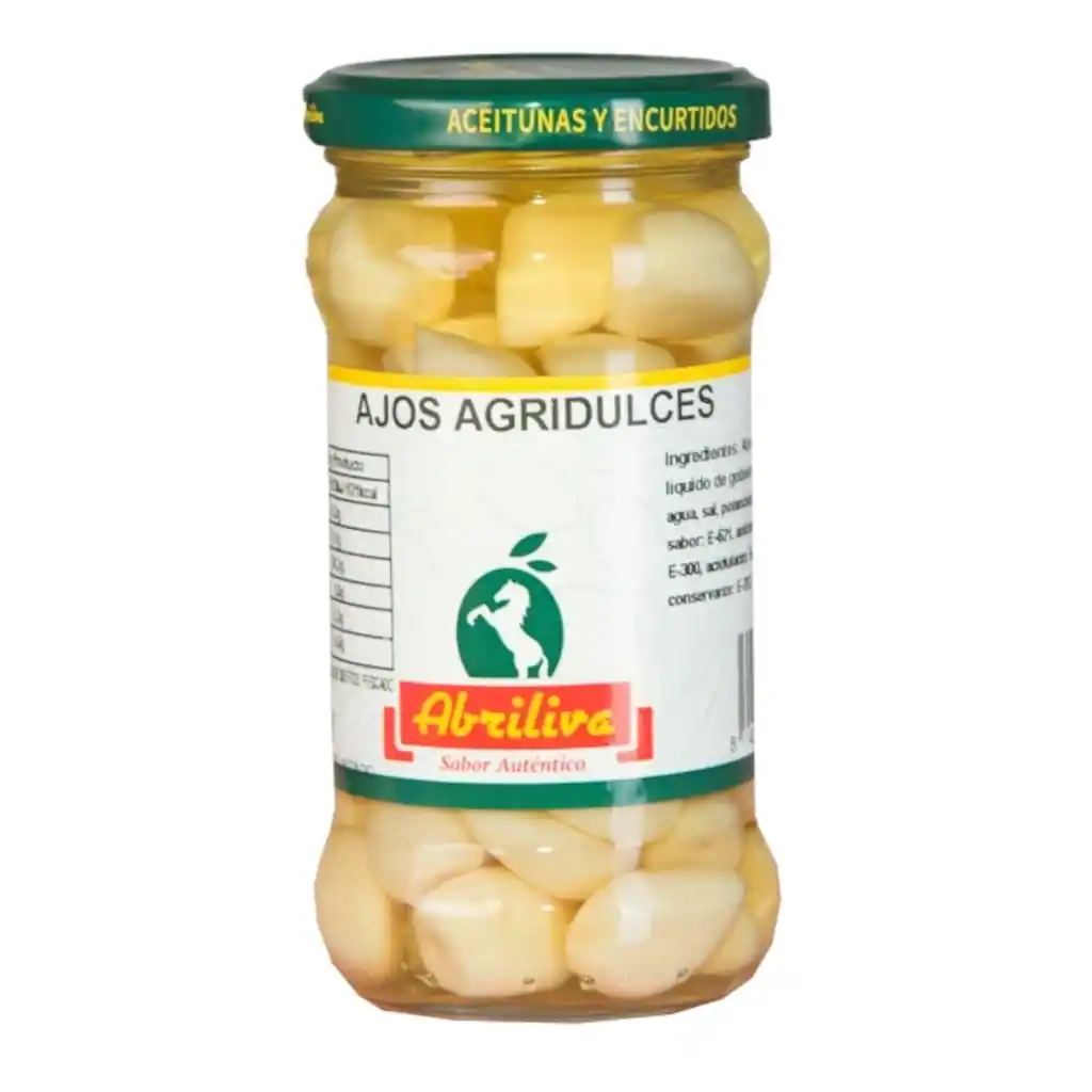 Abriliva Ajo Blanco 480g Tarro Cristal