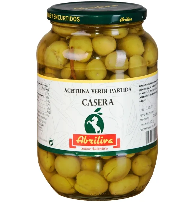 Abriliva Aceitunas Partidas Cristal 450 g