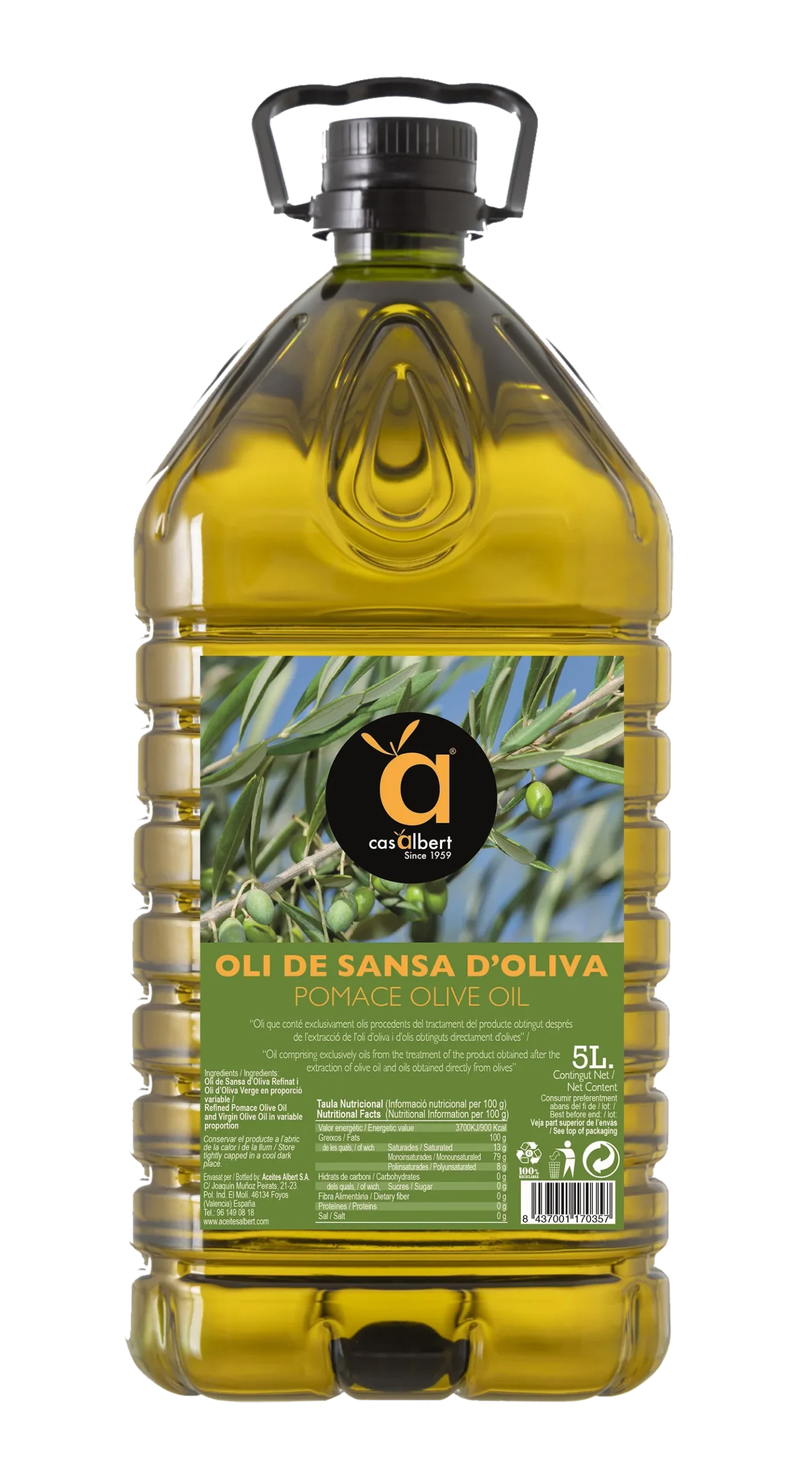 Aceite Sansa Oliva 5 Ltr.