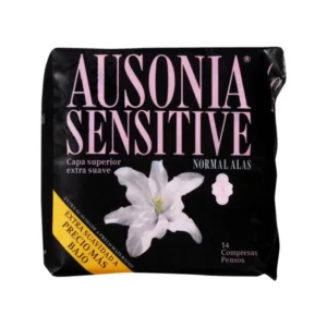 Ausonia Compresa Sensitive Normal Alas 1
