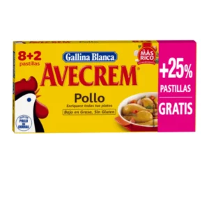 Avecrem Pollo 8+2 Unidades x GB