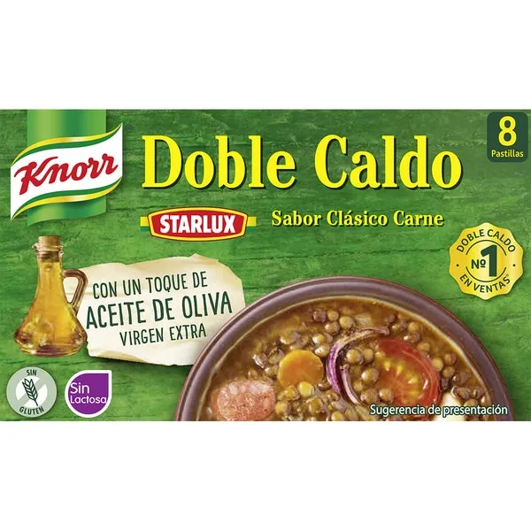 Caldo Carne Knorr 8 Pastillas - 80 g