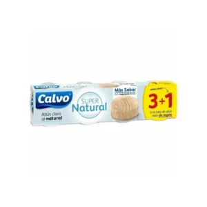 Calvo Atún Supernatural 65 g (pack 3+1)