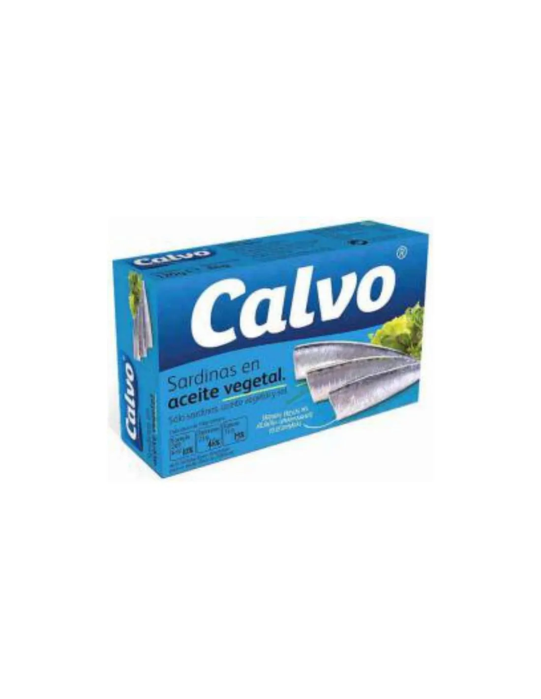 Calvo Sardinas Ate Vegetal Ol-120 g