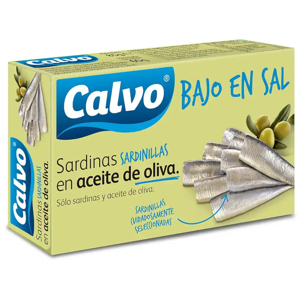 Calvo Sardinillas Ate Oliva 85 g