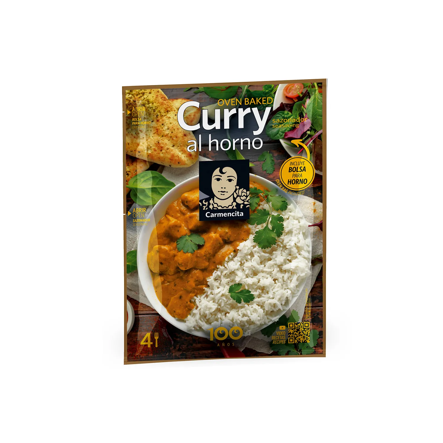 Carmencita Prep Horno Cost.curry 40gr