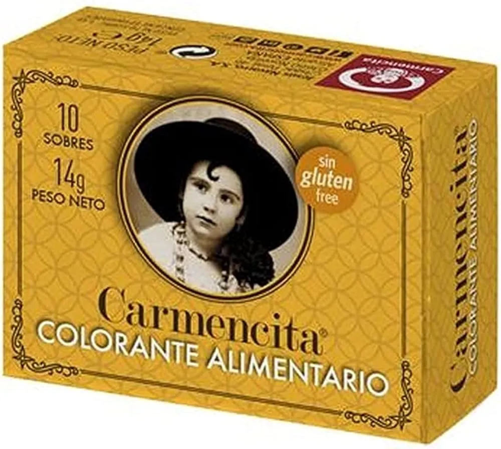Carmencita Colorante Alimenticio 14gr (10 sobres)