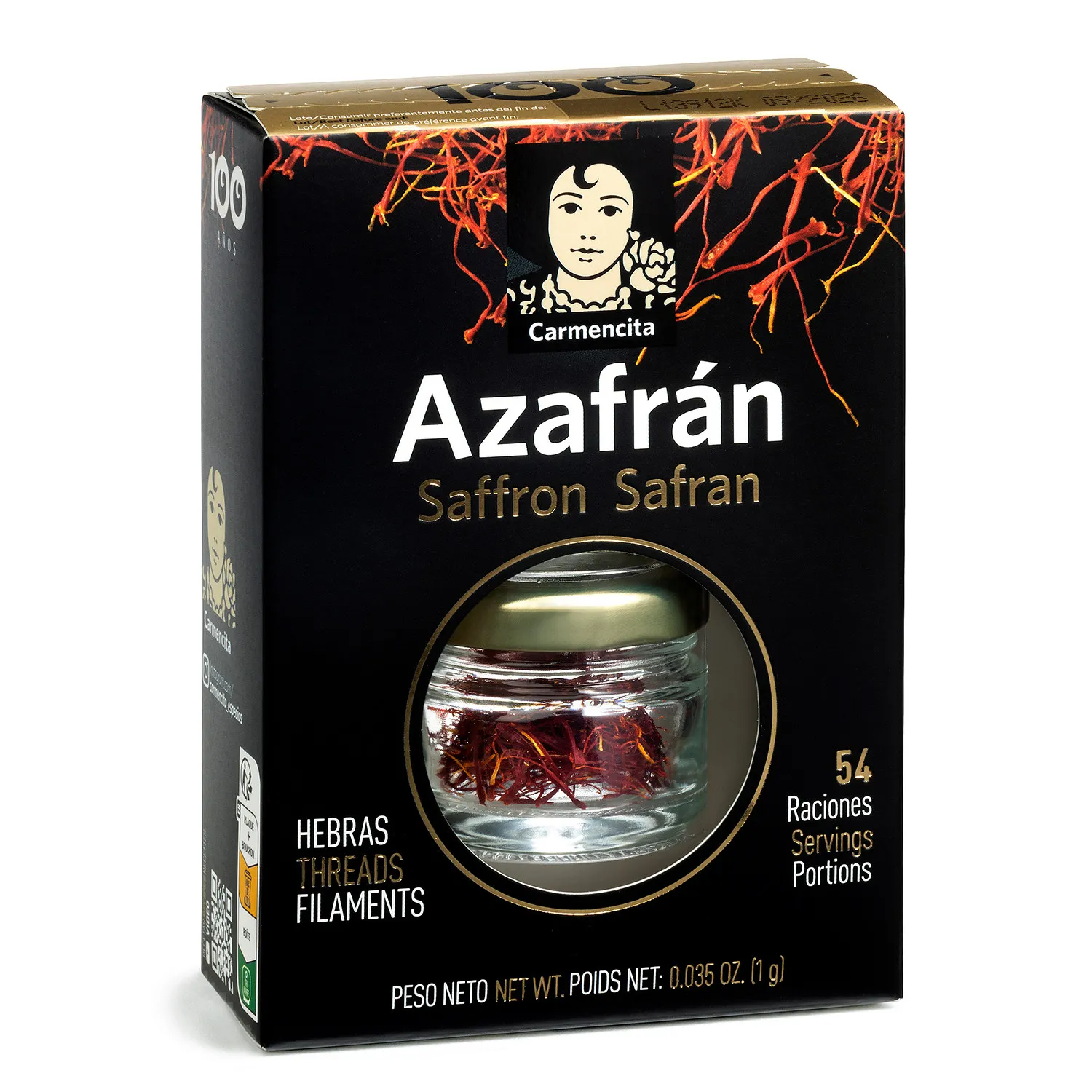 Carmencita Azafrán en Hebras 400mg