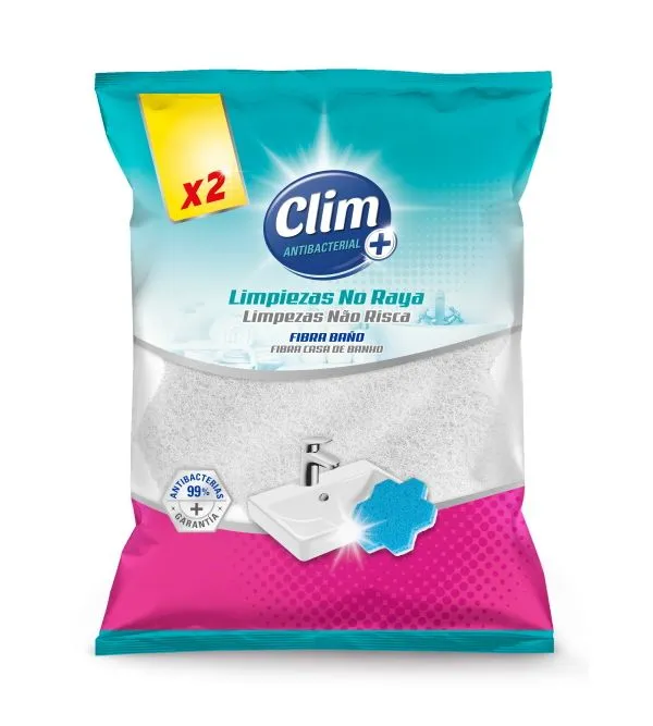 Clim Estropajo C/esponja Baño P-2