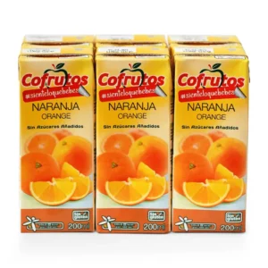 Cofrutos Nectar Naranja Sin Azúcar en Brik de 1L