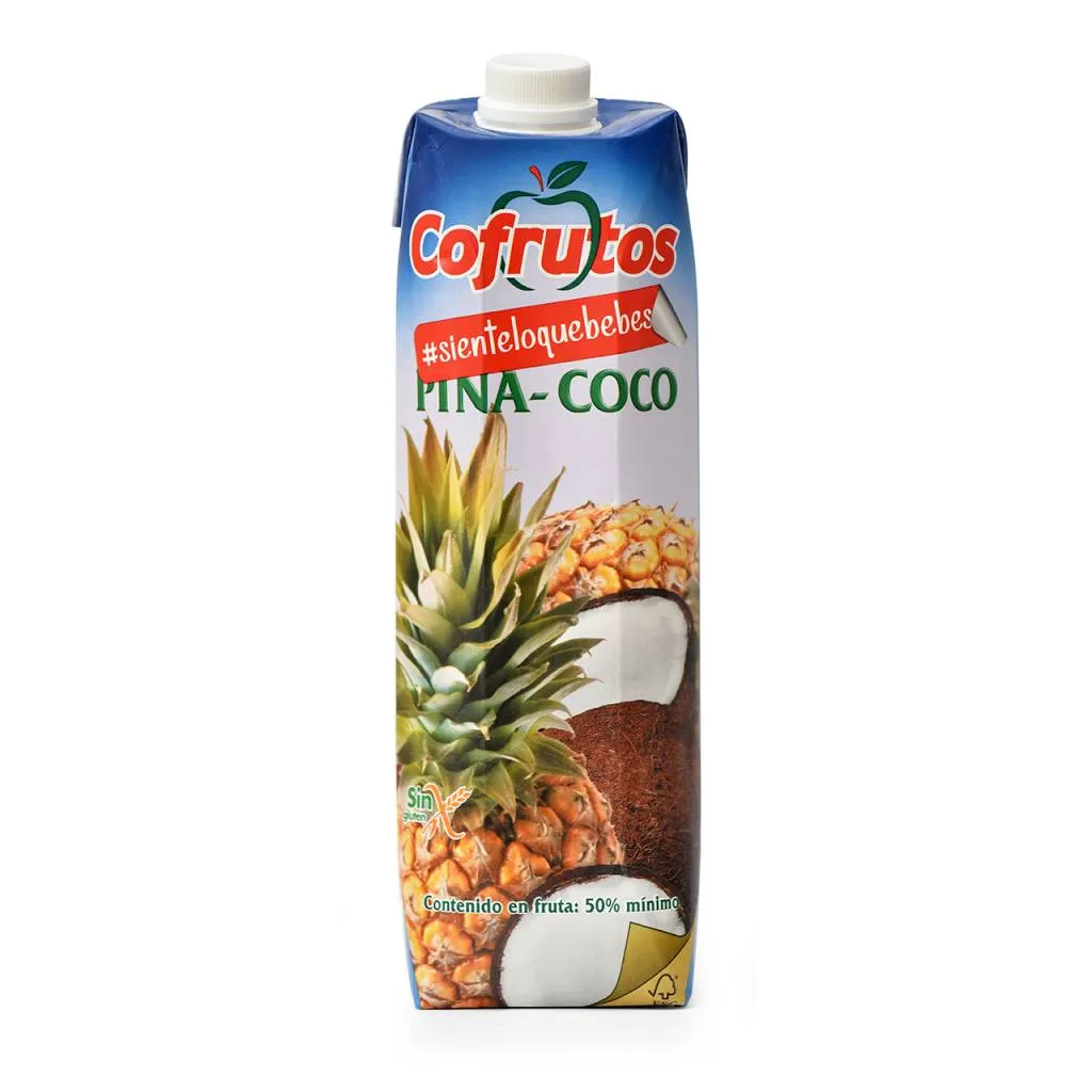 Cofrutos Piña-coco Prisma 1 Litro (10 unidades)