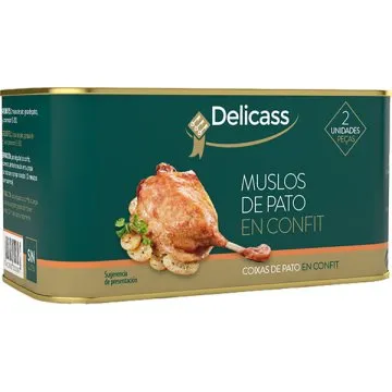 Confit de Pato 2 Muslos Delicass 600 g