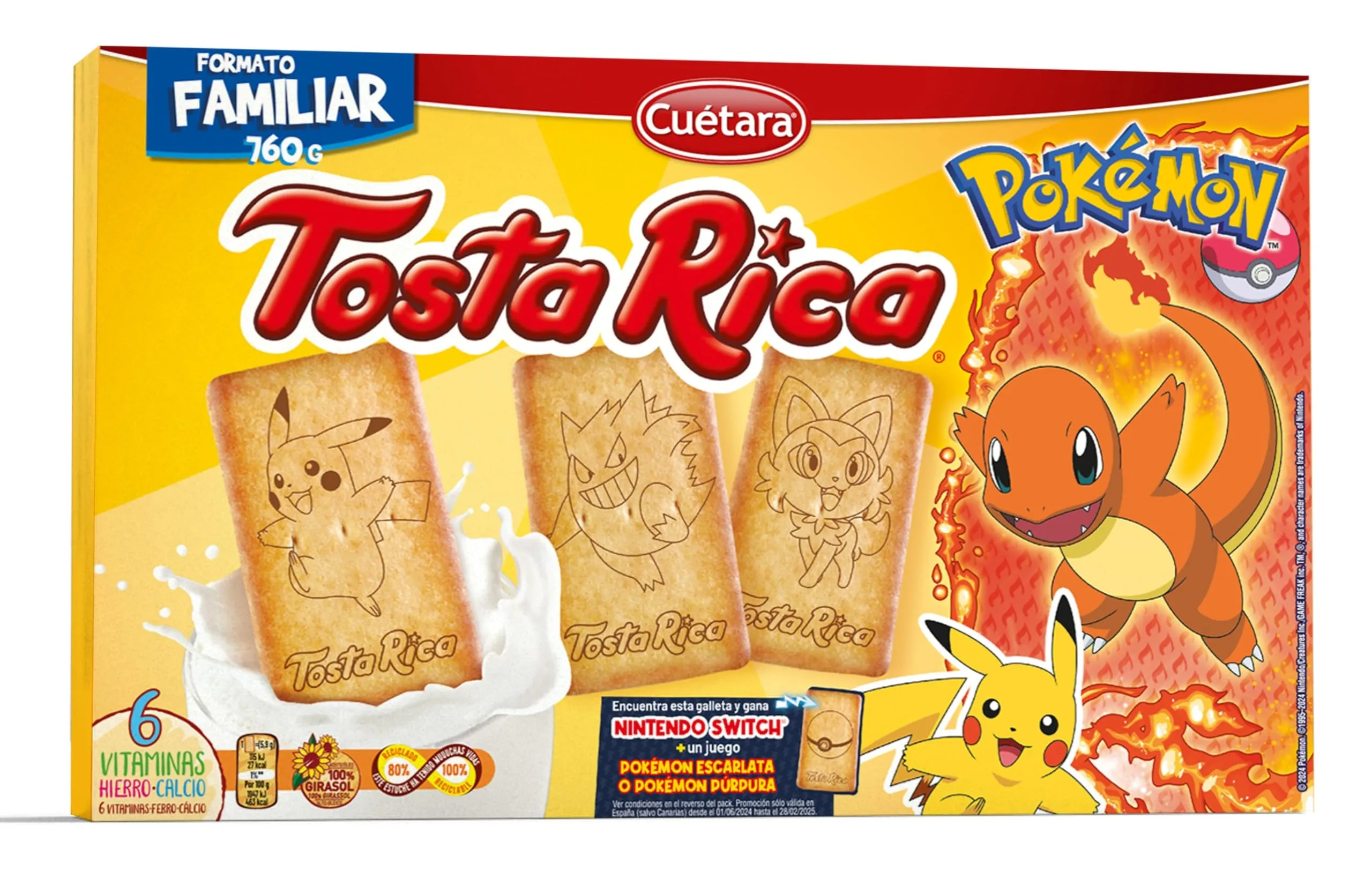 Cuetara, Galletas Tosta Rica de 760 g
