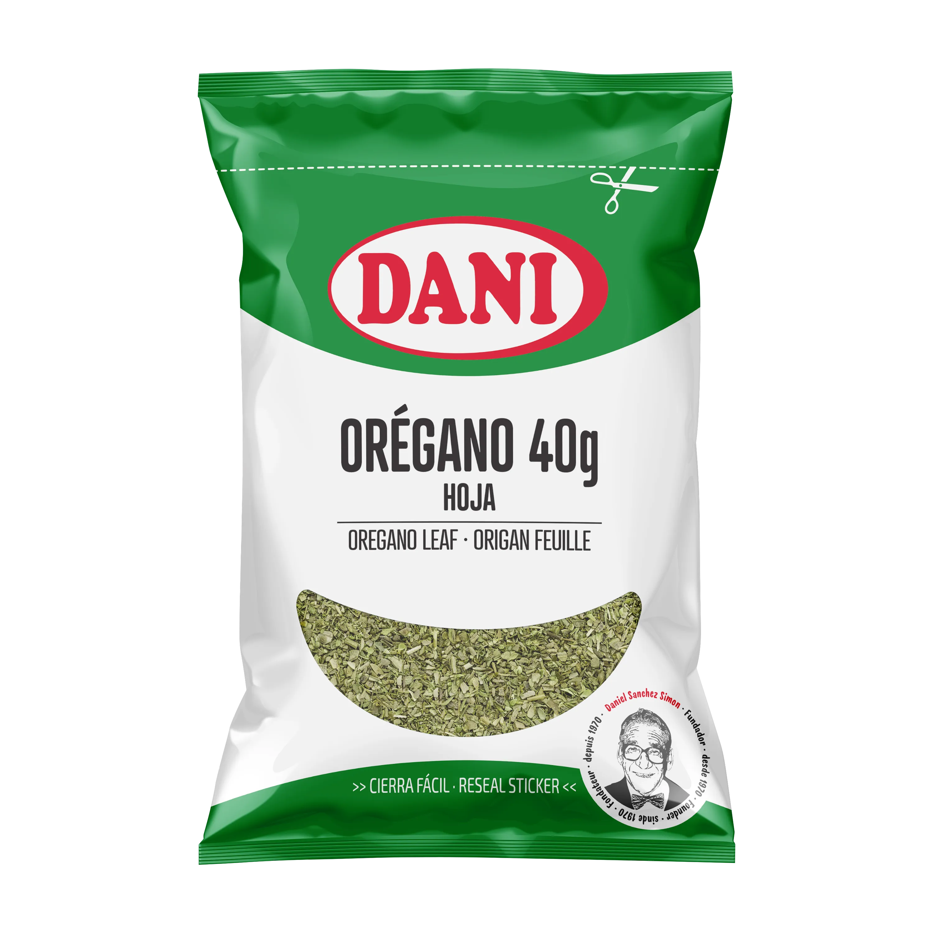 Dani Orégano Hoja 40 g