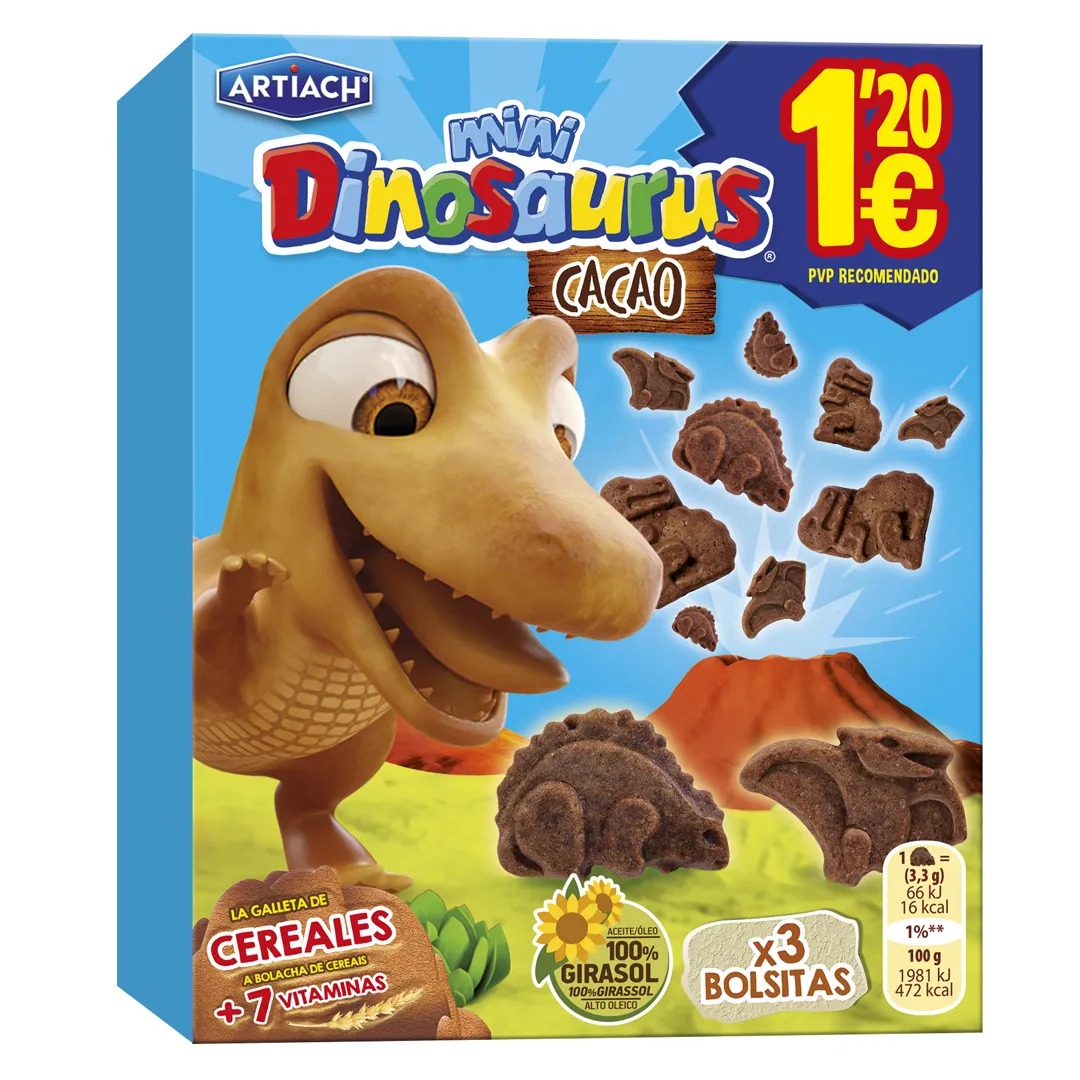 Dinos Snacking Cacao 120gr