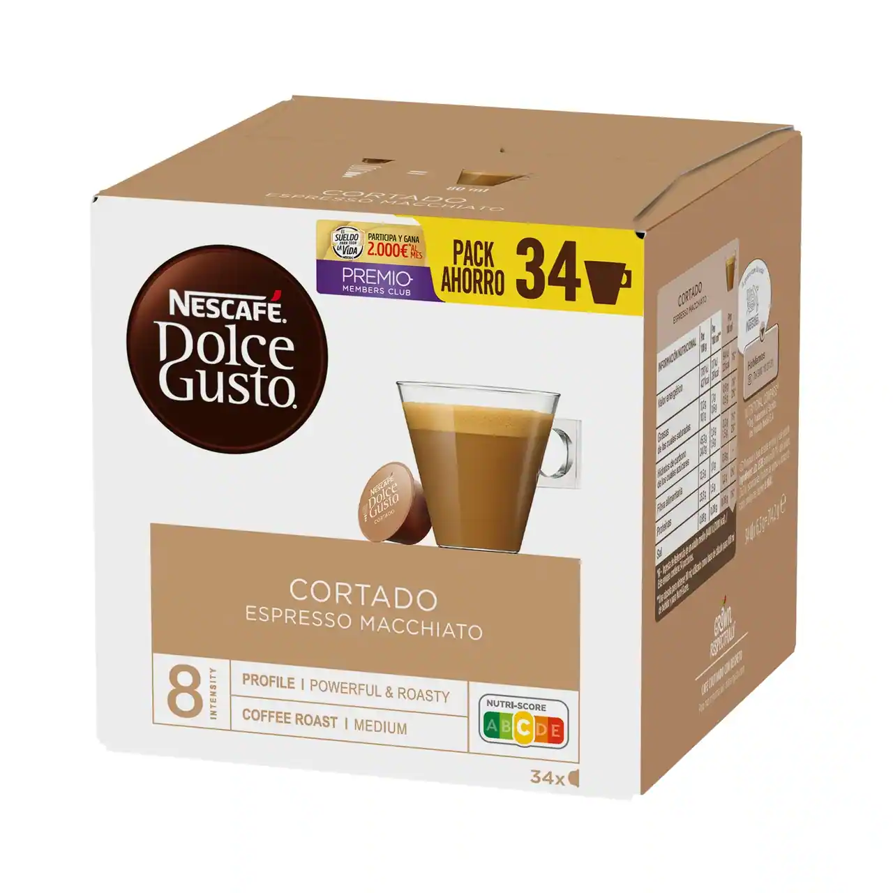 Dolce Gusto Cortado 16 Cápsulas