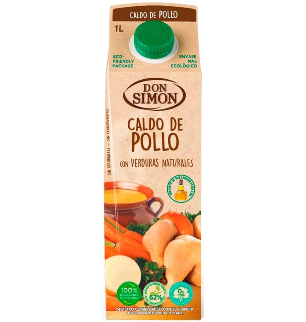 Don Simon Caldo Pollo en Brik 1 l