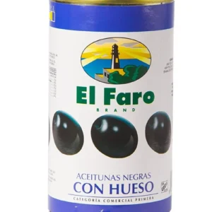 El Faro Olivas Negras Perlas 350 C/hueso