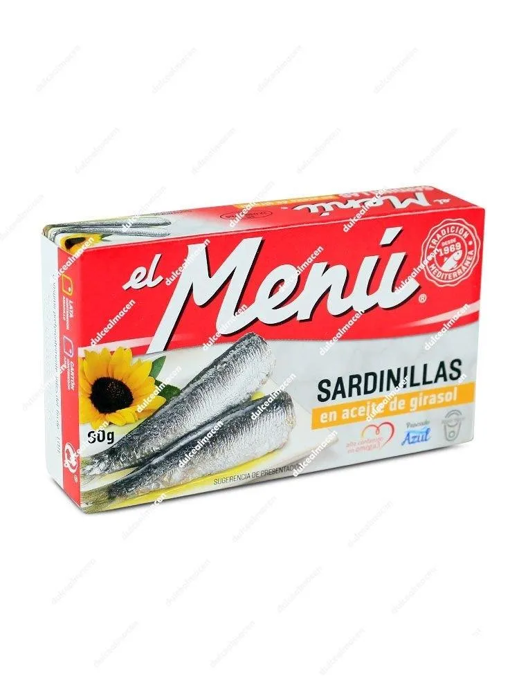 El Menu Sardinillas A Girasol R-90 en Lata