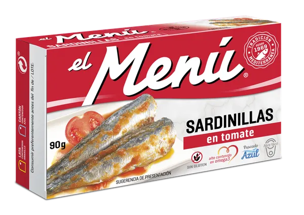 El Menu Sardinillas al Tomate R-90 en Lata