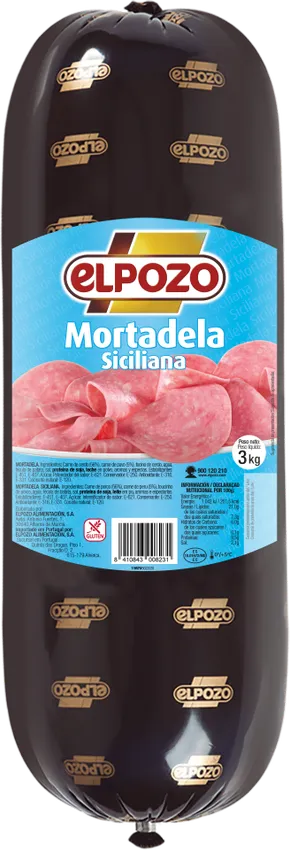 El Pozo Mortadela Siciliana 3 Piezas de 5 kg