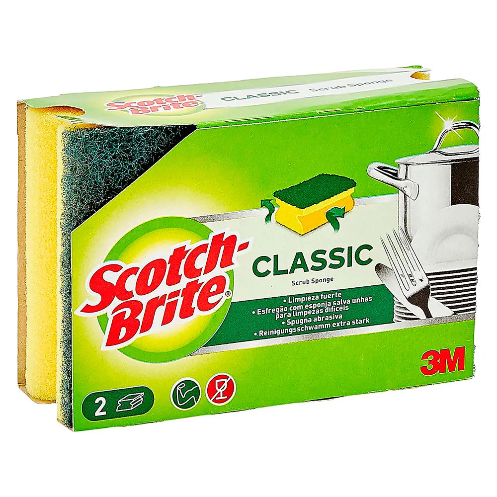 Estropajo Scotch Brite P-2+2 Peq