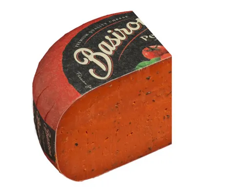 Queso Gouda Pesto Rojo 1/4 Pieza 1.20kg Aprox