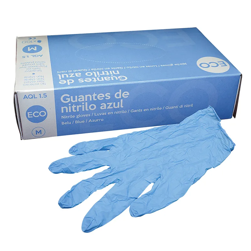 Guantes Nitrilo Azul T/s 100 Unid.
