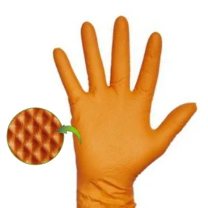 Guantes Nitrilo Naranja T/l 100 Unid