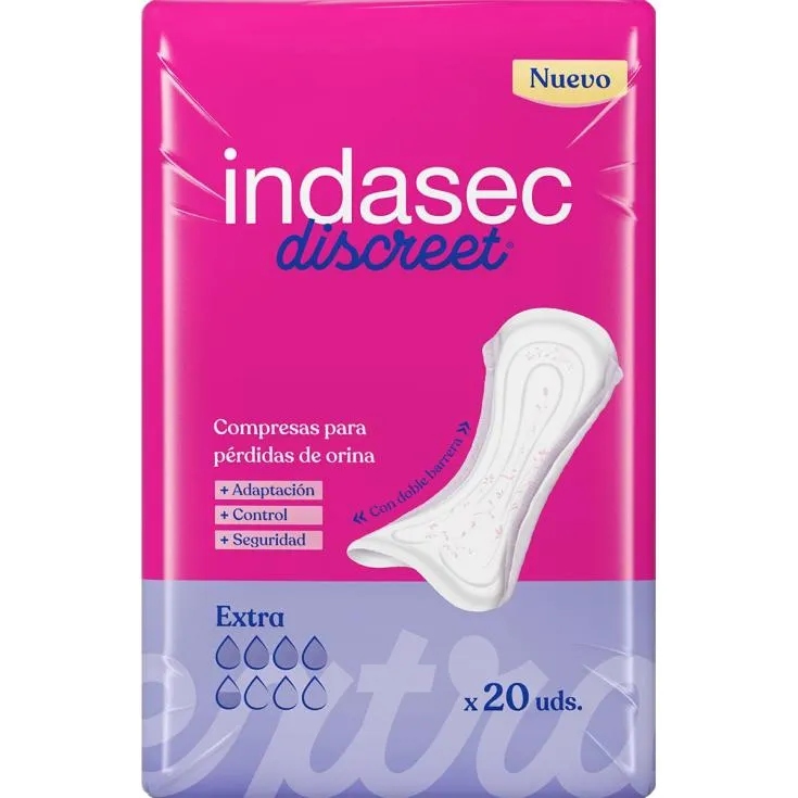 Indasec Discret Extra 20 Unidades