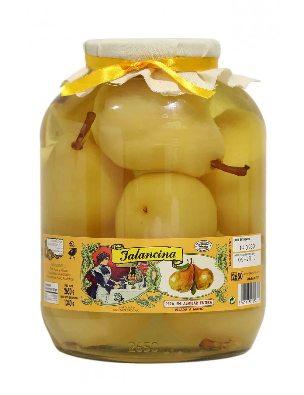 Jalancina Peras Almíbar Mit 720 g