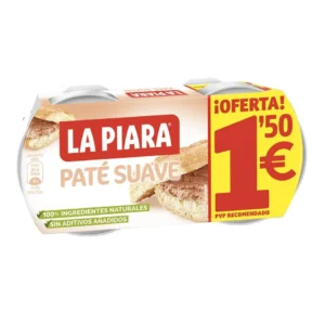 La Piara Pate Ate Suave en Pack-2 (1.5 kg)