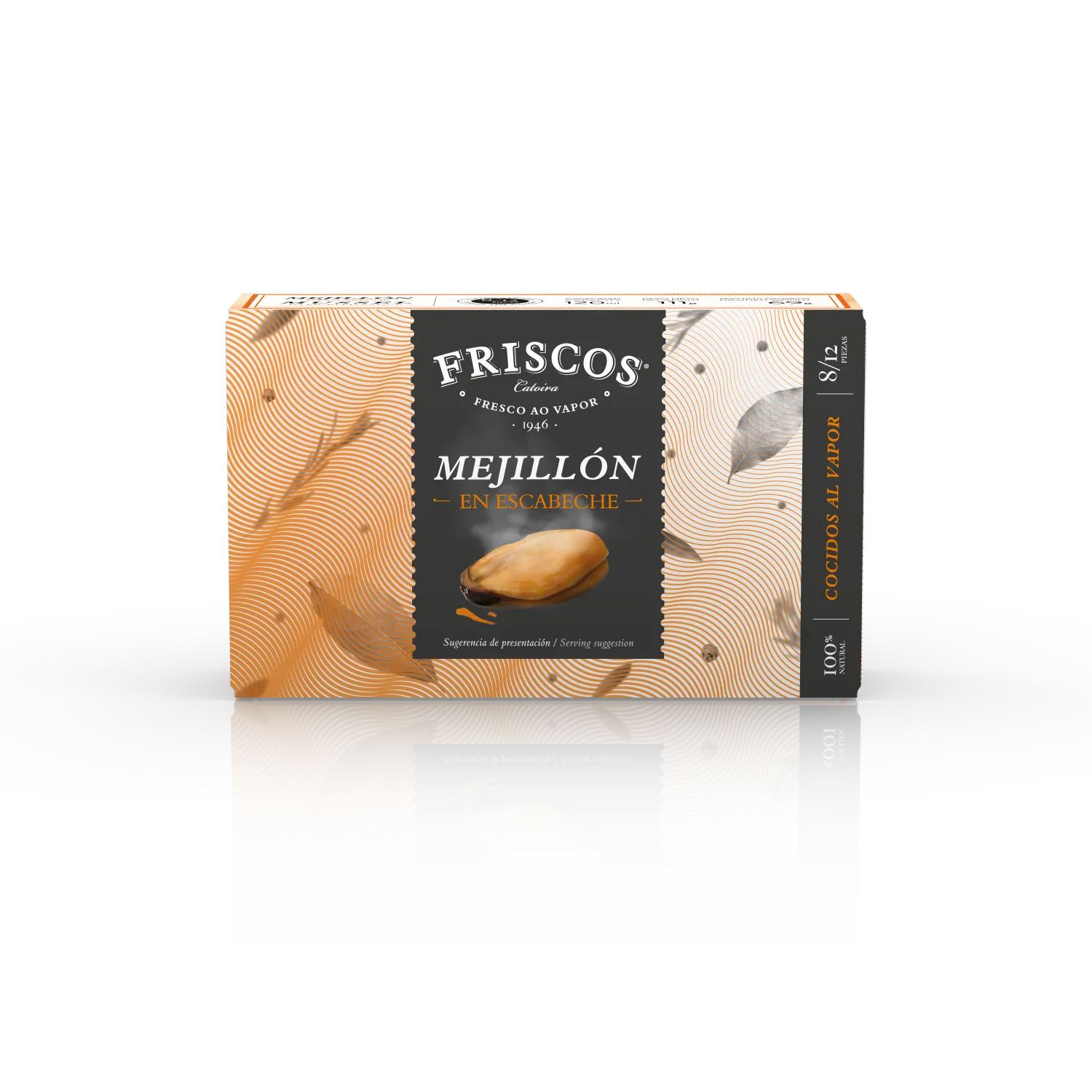 Mejillones Escab 8/12 Ol-120 Friscos