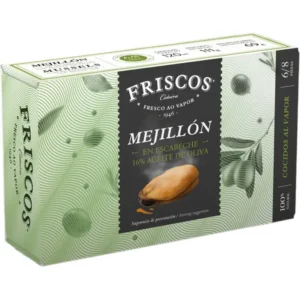 Mejillones Escabeche 6/8 Ol-120 Friscos