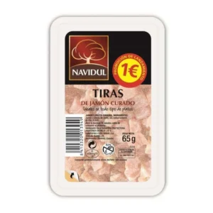 Navidul Tiras Jamón York Curado 1 Euro