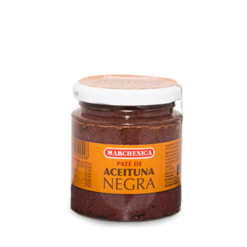Pate Olivas Negras T/220 g Marchenica