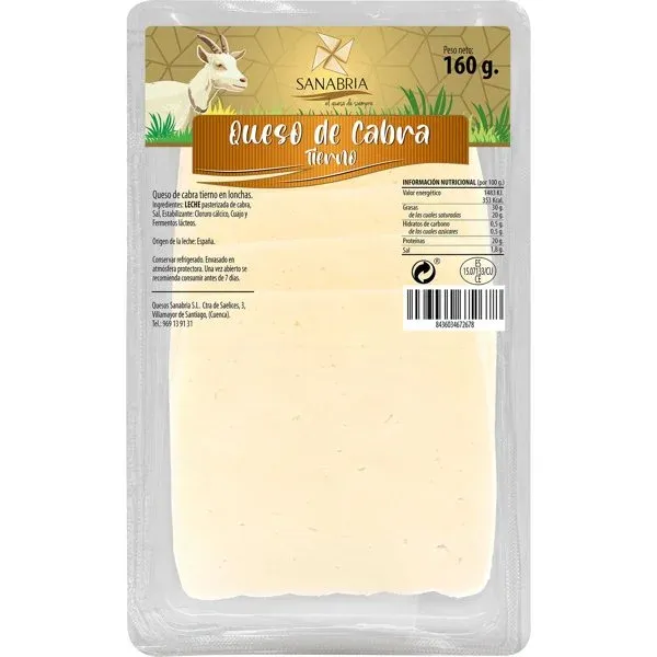 Sanabria Lonchas Tierno 200g