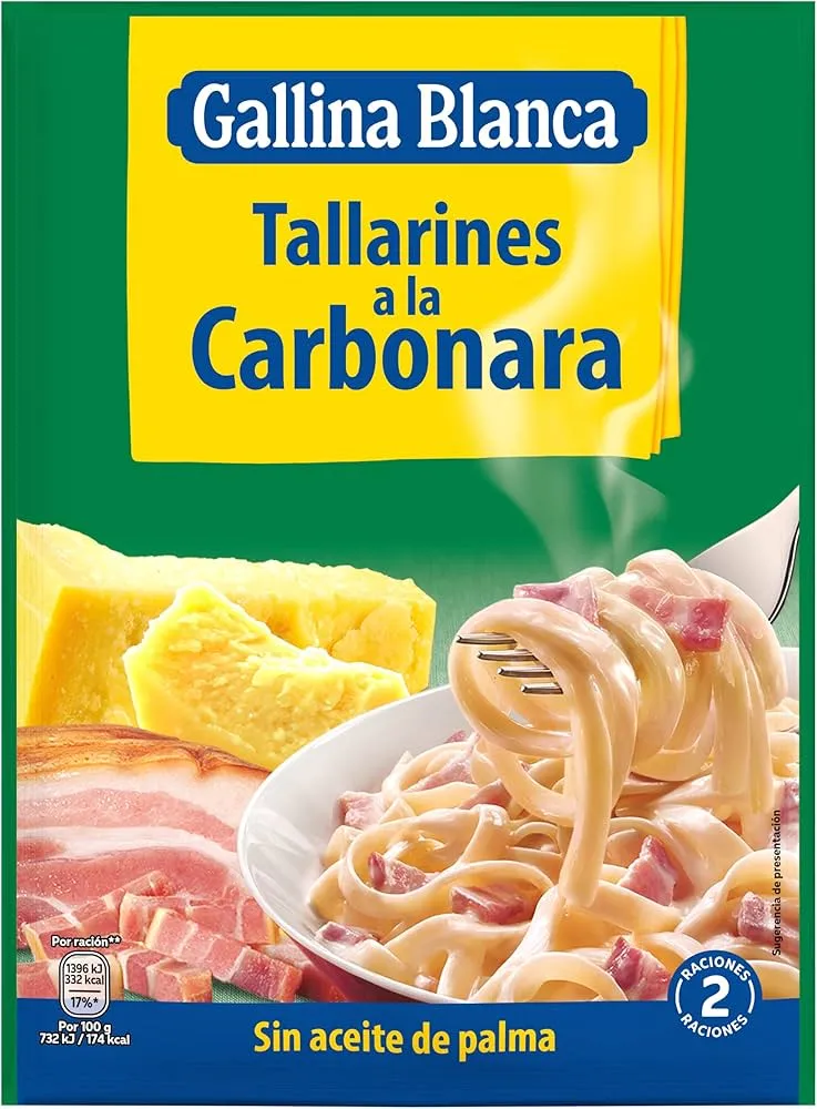 Tallarines Carbonara G.b. 500g
