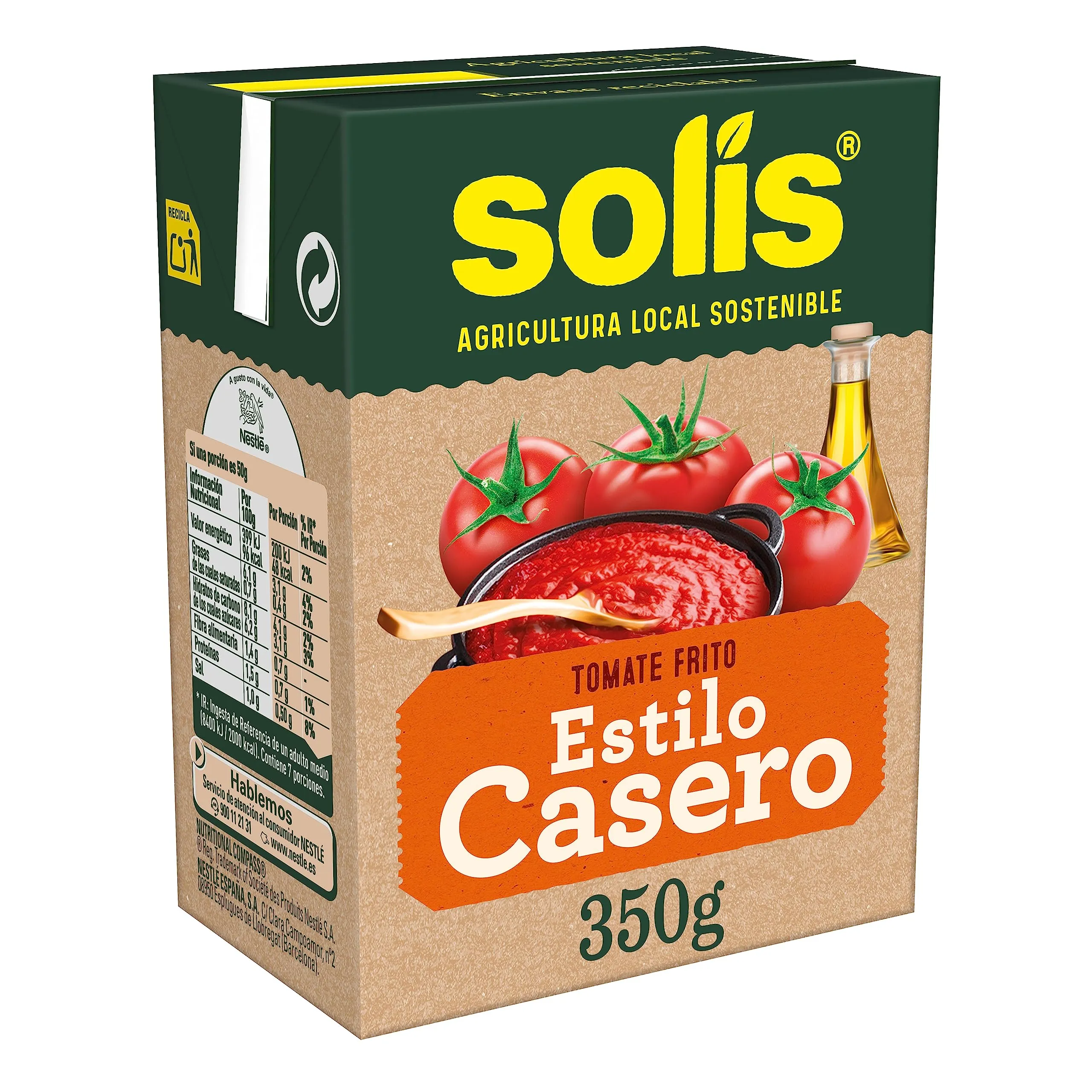 Tomate Frito en Brik 350gr de Solis