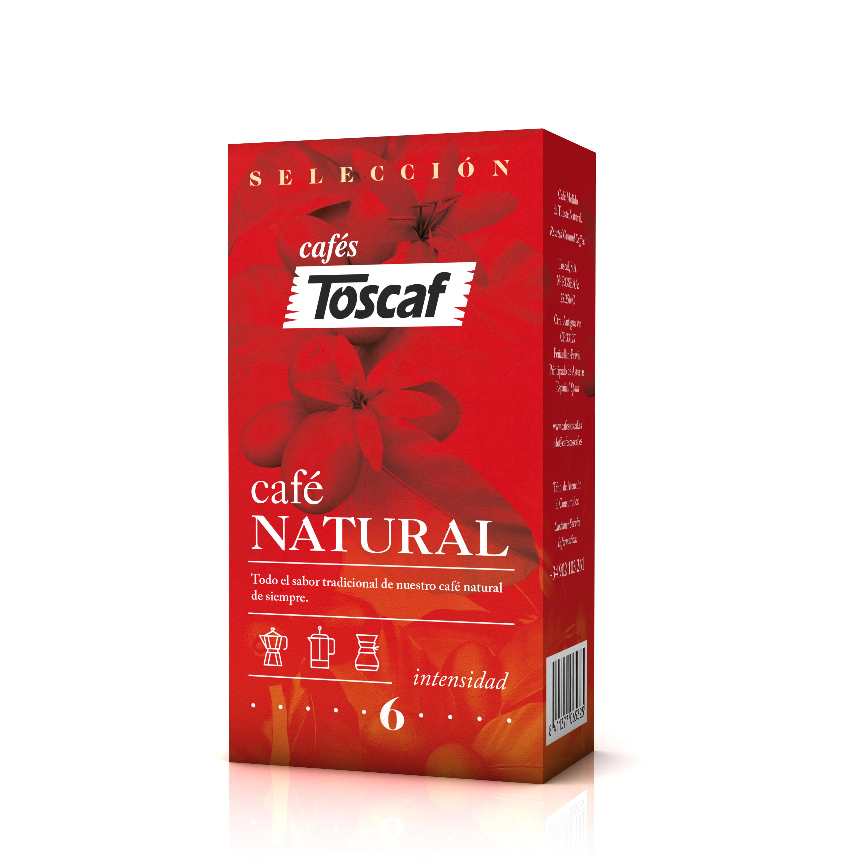Toscaf Café Natural Molido 250 g