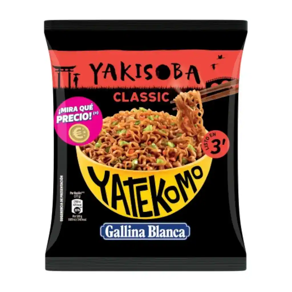 Yakisoba Pollo en Bolsa G.b.