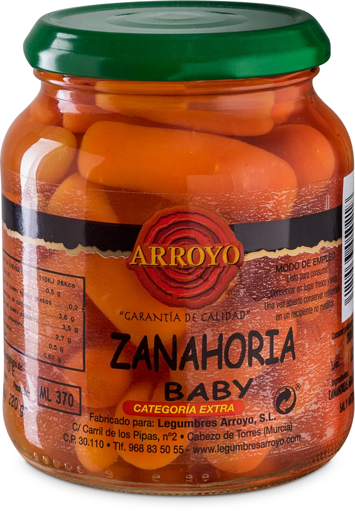 Zanahoria Entera T- Arroyo 370 ml